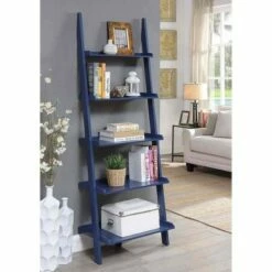 Discount ✔️ 72" American Heritage Bookshelf Ladder - Breighton Home Cherry 🌟