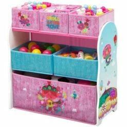 Coupon 🎉 Disney Trolls World Tour Design and Store 6 Bin Toy Organizer - Delta Children 🧨 -Bookshelves And Bookcases store unnamed file 212