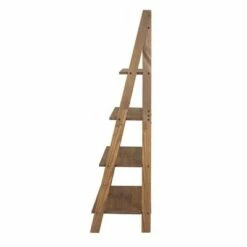 Best Pirce 🔔 68.25" Boho 4 Tier Solid Wood Ladder Bookshelf Plant Stand - Saracina Home Gray ⭐ -Bookshelves And Bookcases store unnamed file 2124
