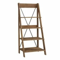 Best Pirce 🔔 68.25" Boho 4 Tier Solid Wood Ladder Bookshelf Plant Stand - Saracina Home Gray ⭐ -Bookshelves And Bookcases store unnamed file 2126