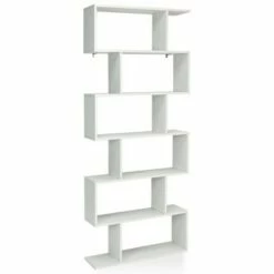 Top 10 🎁 Costway 6 Tier S-Shaped Bookshelf Storage Display Bookcase Decor Z-Shelf ⭐ -Bookshelves And Bookcases store unnamed file 2138