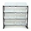 Best Pirce ⌛ Ladder Toy Storage Organizer with 12 Storage Bins Espresso/White - Humble Crew ✔️ -Bookshelves And Bookcases store unnamed file 215