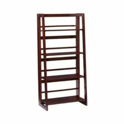 Cheapest 😀 48" Delanie Folding Bookcase - Linon Walnut 🛒 -Bookshelves And Bookcases store unnamed file 2168