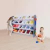 Hot Sale 🛒 UNiPLAY Toy Organizer With 20 Removable Storage Bins and Block Play Panel, Multi-Size Bin Organizer 😀 -Bookshelves And Bookcases store unnamed file 229