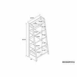 Top 10 🧨 60.13" 5 Shelf Bookshelf Gray - Linon 🧨 -Bookshelves And Bookcases store unnamed file 2310