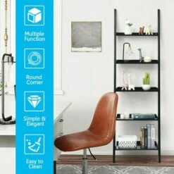 Deals 🛒 Costway Ladder Shelf 5-Tier Plant Stand Wall-leaning Bookcase Display Rack Black 🔥 15 Deals 🛒 Costway Ladder Shelf 5-Tier Plant Stand Wall-leaning Bookcase Display Rack Black 🔥 -Bookshelves And Bookcases store unnamed file 2326