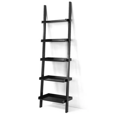 Deals 🛒 Costway Ladder Shelf 5-Tier Plant Stand Wall-leaning Bookcase Display Rack Black 🔥 11 Deals 🛒 Costway Ladder Shelf 5-Tier Plant Stand Wall-leaning Bookcase Display Rack Black 🔥 - Image 9
