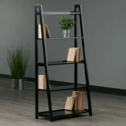 Best Pirce 🤩 58" Adam A Frame Shelf - Black - Winsome 😍 -Bookshelves And Bookcases store unnamed file 2370