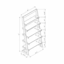 Brand new 🛒 70.75" Prosima Leaning Bookcase White/Weathered White - miBasics 🌟 11 Brand new 🛒 70.75" Prosima Leaning Bookcase White/Weathered White - miBasics 🌟 -Bookshelves And Bookcases store unnamed file 2391