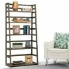 Top 10 ✨ 63"x30" Normandy Ladder Shelf Bookcase Farmhouse - Wyndenhall Black 👍 -Bookshelves And Bookcases store unnamed file 2406