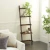 Coupon 🛒 Olivia & May 70" Farmhouse Wooden Ladder Shelf Brown - Olivia & May 😉 -Bookshelves And Bookcases store unnamed file 2445