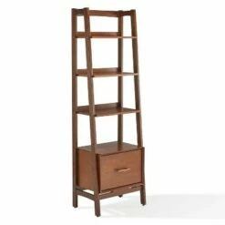 Coupon 😉 70" Landon Small Bookcase - Crosley White ❤️ -Bookshelves And Bookcases store unnamed file 2538