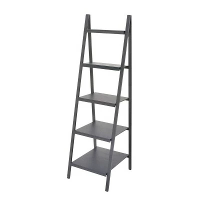 Flash Sale π Wood Ladder Bookshelf - Olivia & May Gray π 5 Flash Sale π Wood Ladder Bookshelf - Olivia & May Gray π - Image 3