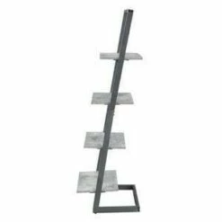 Outlet ✔️ 57" Graystone 4 Tier Ladder Bookcase/shelf Faux Birch/Slate Gray - Breighton Home 🌟 -Bookshelves And Bookcases store unnamed file 2584
