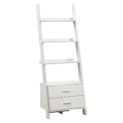 Best Pirce 𧨠69" Ladder Bookcase with Drawers - EveryRoom Dark Taupe π 8 Best Pirce 𧨠69" Ladder Bookcase with Drawers - EveryRoom Dark Taupe π - Image 6