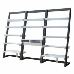 Flash Sale 🌟 70.75" Wingill Leaning Bookcase White/Distressed Gray - miBasics 🛒 -Bookshelves And Bookcases store unnamed file 2618