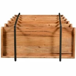 Cheapest ✔️ 74" 6 Tier Wooden Ladder Storage Bookshelf with Metal Frame Brown/Black - The Urban Port 👍 -Bookshelves And Bookcases store unnamed file 2628