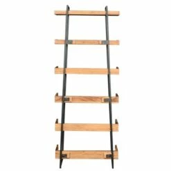 Cheapest ✔️ 74" 6 Tier Wooden Ladder Storage Bookshelf with Metal Frame Brown/Black - The Urban Port 👍 -Bookshelves And Bookcases store unnamed file 2629