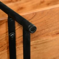 Cheapest ✔️ 74" 6 Tier Wooden Ladder Storage Bookshelf with Metal Frame Brown/Black - The Urban Port 👍 -Bookshelves And Bookcases store unnamed file 2631