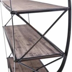 Cheapest 🥰 41.8" Bryan Keith Santa Monica Circle Bookshelf Black/Brown - Stylecraft 🥰 -Bookshelves And Bookcases store unnamed file 2637