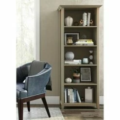 Buy π₯° Halifax 5 Shelf Bookshelf - WyndenHall Golden Brown β