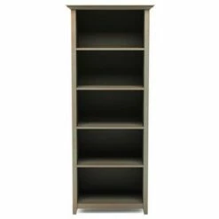 Buy 🥰 Halifax 5 Shelf Bookshelf - WyndenHall Golden Brown ⌛ -Bookshelves And Bookcases store unnamed file 2649