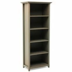 Buy 🥰 Halifax 5 Shelf Bookshelf - WyndenHall Golden Brown ⌛ -Bookshelves And Bookcases store unnamed file 2652