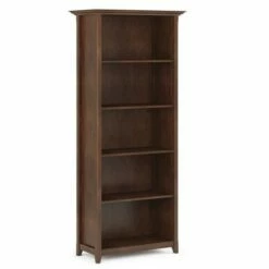 Buy 🥰 Halifax 5 Shelf Bookshelf - WyndenHall Golden Brown ⌛ -Bookshelves And Bookcases store unnamed file 2657