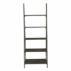 Promo 🎉 72.25" Hillsboro Ladder Bookcase Gray Wash - OSP Home Furnishings 🎁