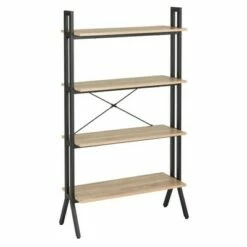 Best deal 😀 Connection 4-Tier Bookshelf - Buylateral Walnut 🎉 -Bookshelves And Bookcases store unnamed file 2670