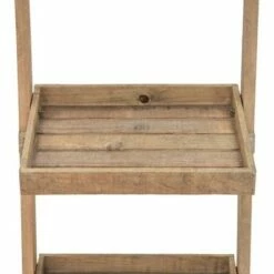 Promo 😍 77" Wood/Metal Ladder Shelf Brown - Sagebrook Home 👍 -Bookshelves And Bookcases store unnamed file 2681