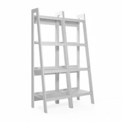 Wholesale 🥰 Viewfield 4 Shelf Ladder Bookcase Bundle - Room & Joy Light Gray ⭐ 19 Wholesale 🥰 Viewfield 4 Shelf Ladder Bookcase Bundle - Room & Joy Light Gray ⭐ -Bookshelves And Bookcases store unnamed file 2693