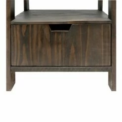 Wholesale 😀 4 Shelf Wooden Ladder Bookcase with Bottom Drawer - The Urban Port White 👍