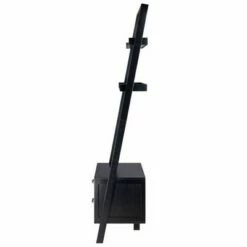 Brand new ❤️ 69.36" Bellamy Leaning Shelf with Storage Black - Winsome 👏 -Bookshelves And Bookcases store unnamed file 2702