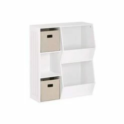 Best deal 😀 3pc Kids' Floor Cabinet with 2 Bins Set - RiverRidge Home White/hot Pink 🎁 -Bookshelves And Bookcases store unnamed file 271