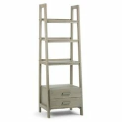 Cheap ✔️ 72"x24" Hawkins Solid Wood Ladder Shelf with Storage - Wyndenhall Distressed Gray 🥰 -Bookshelves And Bookcases store unnamed file 2719