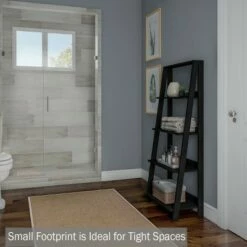 Promo 🎁 Lavish Home 4-Tier Ladder Bookshelf Freestanding Wooden Bookcase, Black 👍 -Bookshelves And Bookcases store unnamed file 2744