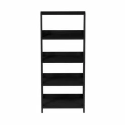 Promo 🎁 Lavish Home 4-Tier Ladder Bookshelf Freestanding Wooden Bookcase, Black 👍 -Bookshelves And Bookcases store unnamed file 2746
