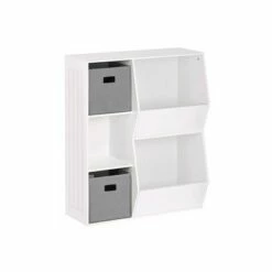 Best deal 😀 3pc Kids' Floor Cabinet with 2 Bins Set - RiverRidge Home White/hot Pink 🎁 -Bookshelves And Bookcases store unnamed file 275