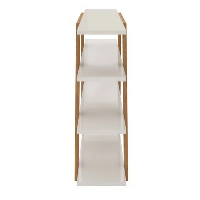 Brand new ❤️ Gowanus Ladder Bookcase - Manhattan Comfort Off White ❤️ 6 Brand new ❤️ Gowanus Ladder Bookcase - Manhattan Comfort Off White ❤️ - Image 4