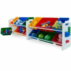 Cheapest ✨ UNiPLAY Toy Organizer With 12 Removable Storage Bins and Block Play Panel, Multi-Size Bin Organizer 🌟 -Bookshelves And Bookcases store unnamed file 279