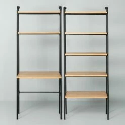 Wholesale 🔥 Hearth & Hand W/Magnolia Furniture Wood & Wire Ladder Bookshelf - Hearth & Hand™ with Magnolia ✔️ -Bookshelves And Bookcases store unnamed file 2847