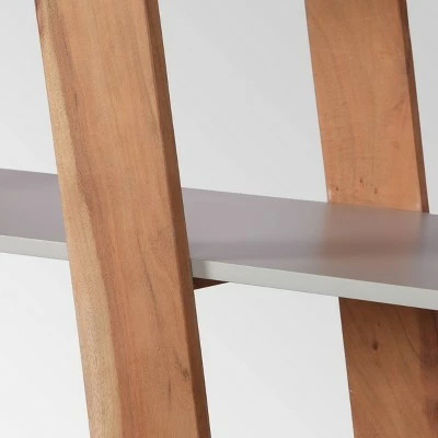 New 😍 57" Barlum Modern Bookshelf Natural - Christopher Knight Home ⭐ 4 New 😍 57" Barlum Modern Bookshelf Natural - Christopher Knight Home ⭐ - Image 2