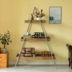 Top 10 ⌛ Vintiquewise Large Ladder Triangular 3 Tier Metal Display Shelving Server Rack ⭐ -Bookshelves And Bookcases store unnamed file 2870