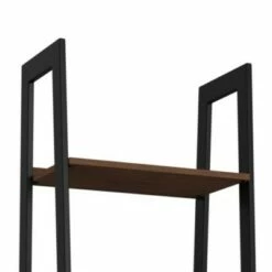 Best Sale 😀 71.7" Hawkins Metal/Wood Ladder Shelf Walnut - WyndenHall 🎁 -Bookshelves And Bookcases store unnamed file 2895