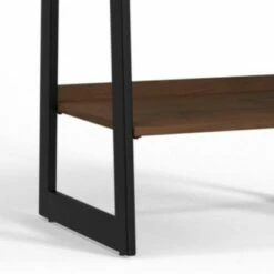 Best Sale 😀 71.7" Hawkins Metal/Wood Ladder Shelf Walnut - WyndenHall 🎁 -Bookshelves And Bookcases store unnamed file 2896