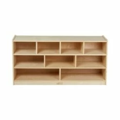 Cheapest 💯 ECR4Kids Building Block Storage Cart - 9-Cubby Birch Cabinet on Casters, 48" H 🎁 -Bookshelves And Bookcases store unnamed file 292