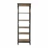 Coupon 🌟 72" Wooden Bookshelf with 5 Cases and Casters Brown - Benzara 🌟 -Bookshelves And Bookcases store unnamed file 2926