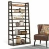 Budget 🌟 72"x36" Normandy Wide Ladder Shelf Bookshelf Brunette Brown - WyndenHall 🌟 -Bookshelves And Bookcases store unnamed file 2946