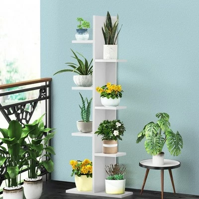 Best reviews of 😉 Costway Open Concept Bookshelf Plant Display Shelf Rack Storage Holder Wooden White ✔️ 4 Best reviews of 😉 Costway Open Concept Bookshelf Plant Display Shelf Rack Storage Holder Wooden White ✔️ - Image 2